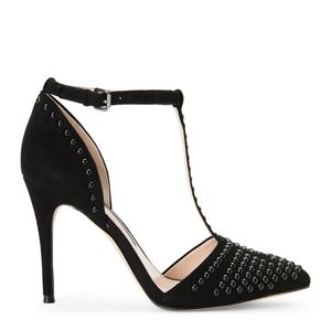 French Connection Elanah Studded T-Strap Pumps